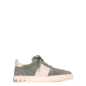 Tênis Valentino Camurça Azul e Branco Tam 39