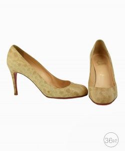 Sapato Louboutin Simple 100 animal print
