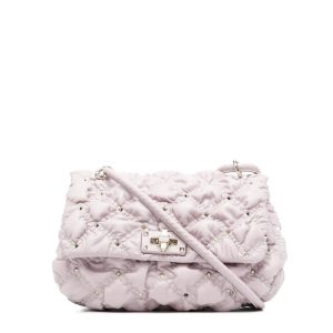 Bolsa Valentino Rockstud Rosa Claro Média