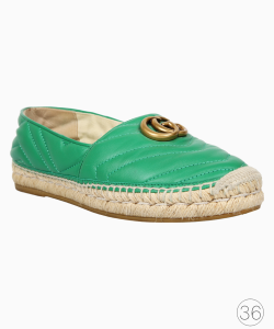 Espadrille Gucci Marmont Verde