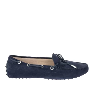 Mocassim Tod's Gommino Camurça Azul