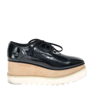 Tênis Plataforma Stella McCartney Elyse Verniz Preto