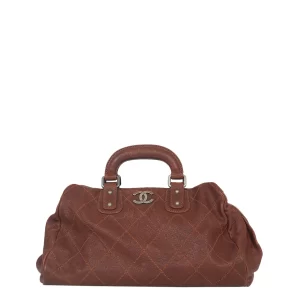 Bolsa Chanel Matelassê Marrom
