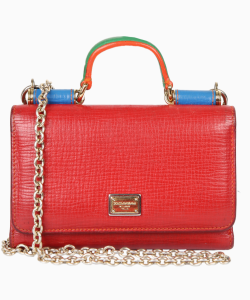 Bolsa Dolce & Gabbana Mini Sicily Von Vermelha