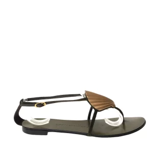 Sandália Giuseppe Zanotti Rasteira Concha Verde