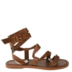 Sandália Christian Dior Rasteira Gladiadora Caramelo