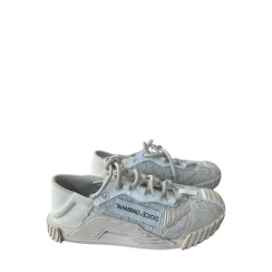 Tênis Dolce  Gabbana Renda Off White Tam 375 Br