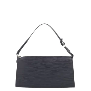 Bolsa Louis Vuitton Epi Pochette Preta