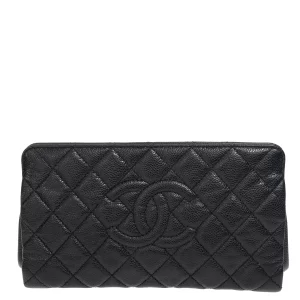 Bolsa Chanel Clutch Caviar Preta