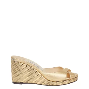 Tamanco Jimmy Choo Dourado Tam 365 Br
