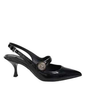 Scarpin Dolce & Gabbana Slingback Preto