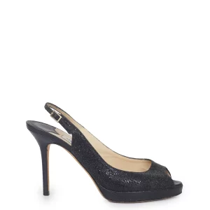 Sapato Jimmy Choo Preto Brilho Tam 36 Br