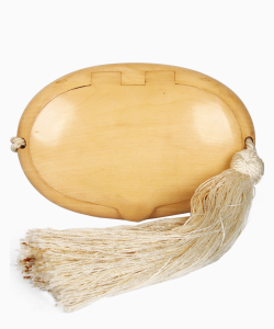 Clutch Fendi Wood Vintage Bege