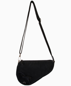 Bolsa Christian Dior Saddle Vintage Preta