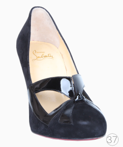 Sapato Louboutin Bow Me Dear 100 Preto