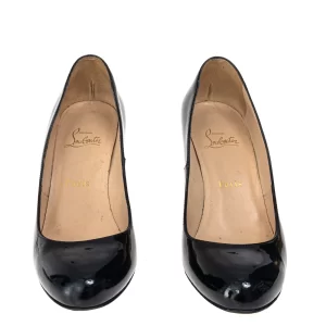 Sapato de Salto Christian Louboutin Verniz Preto