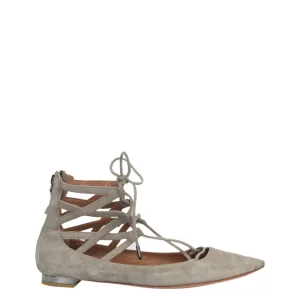 Sapatilha Aquazzura Cinza	Tam 345 BR