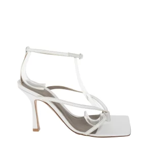 Sandália Bottega Veneta Tiras Branca