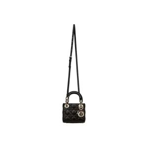 Bolsa Christian Dior Micro Lady Dior Preta
