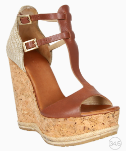 Sandália Jimmy Choo Cortiça Marrom
