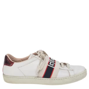 Tênis Gucci Ace Stripe Branco