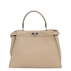 Bolsa Fendi Peekaboo Cinza