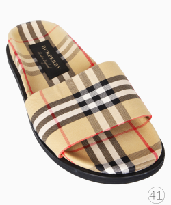 Slide Burberry Check  Bege