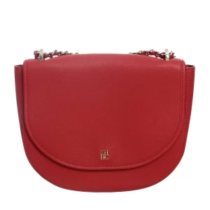 Bolsa Carolina Herrera Transversal Vermelha