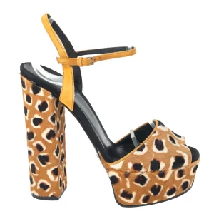 Sandália Gucci Pelos Animal Print