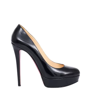 Scarpin Louboutin Preto Plataforma Tam 36 Br