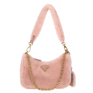 Bolsa Prada Pelos Rosa