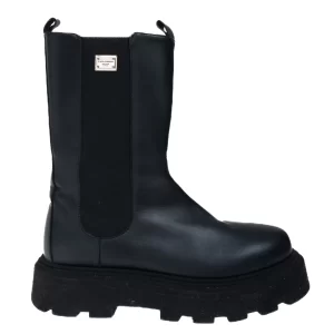 Bota Dolce & Gabbana Couro Preto