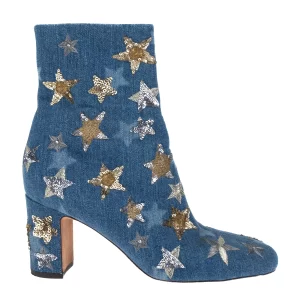 Bota Valentino Garavani Jeans e Bordado