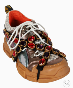 Tênis Gucci X SEGA Flashtrek Colorido
