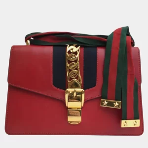 Bolsa Gucci Sylvie Vermelha