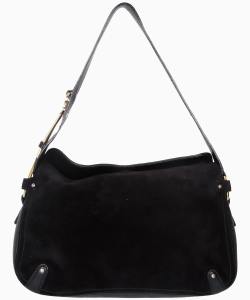 Bolsa Salvatore Ferragamo Camurça Preta
