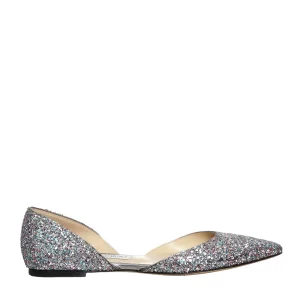 Sapatilha Jimmy Choo Brilhante Prateado