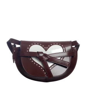 Bolsa Loewe Bicolor Couro Marrom