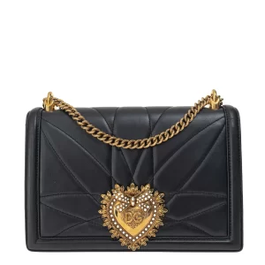 Bolsa Dolce & Gabbana Devotion Grande Preta