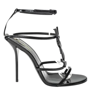 Sandália Saint Laurent Cassandra Preta