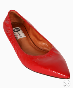 Sapatilha Lanvin Verniz Vermelha