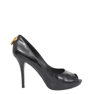 Peep Toe Louis Vuitton Preto tam 37 br