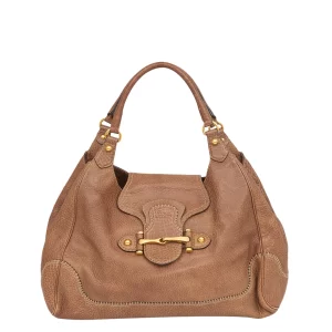 Bolsa Gucci New Pelham Marrom