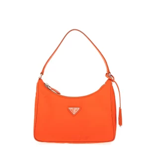 Bolsa Prada Re Edition Nylon Laranja