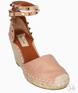 Sandália Valentino Espadrille Bege