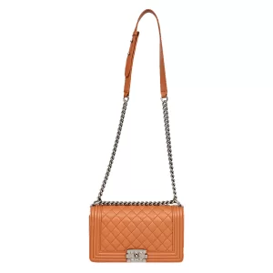 Bolsa Chanel Boy Caramelo