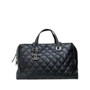 Bolsa Chanel Bowling Tote Preta