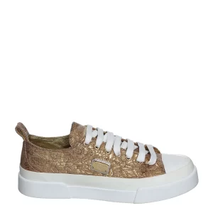 Tênis Dolce & Gabbana Texturizado Dourado