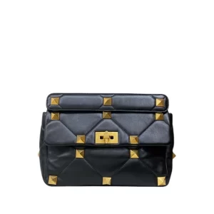 Bolsa Valentino Roman Stud Preta
