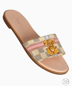 Rasteira Louis Vuitton Damier Coated Canvas